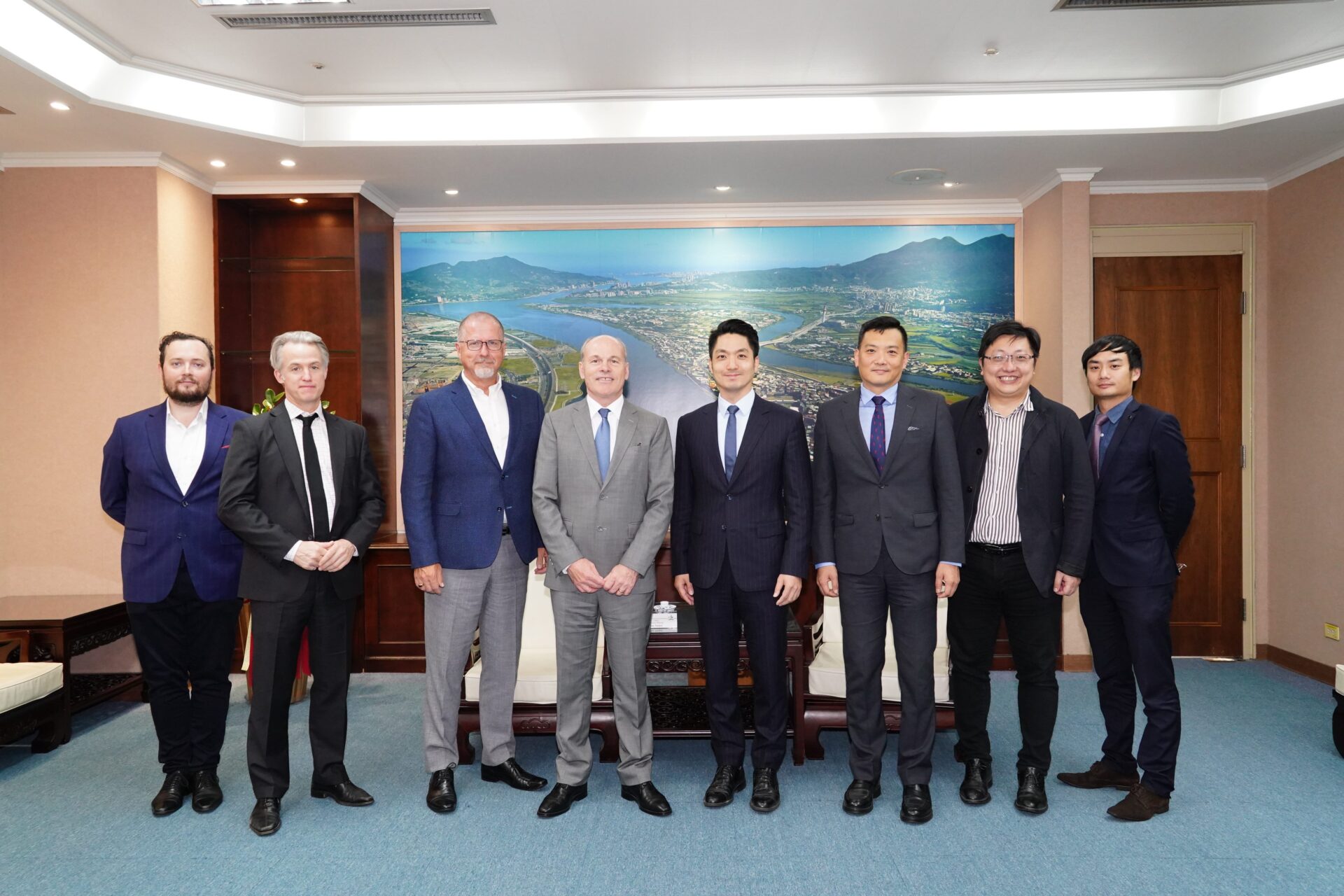 蔣萬安歡迎加拿大代表倪傑民　讚賞其對台北市活動的積極參與