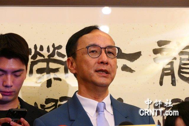 朱立倫：今年衹有公開場合見柯　別見縫插針