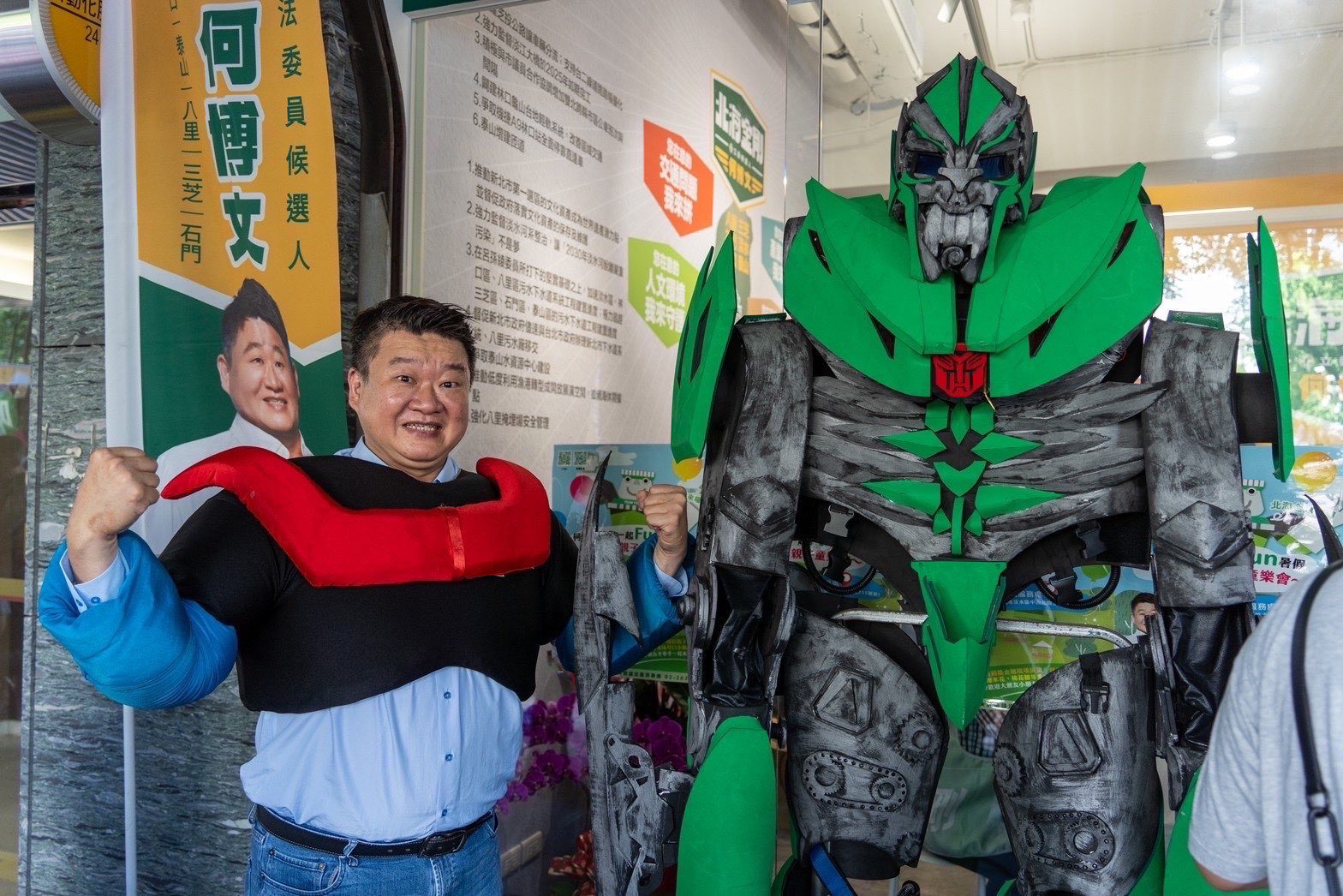 無敵鐵金剛何博文現身淡水　北海艦隊為孩子們打造夢想航程