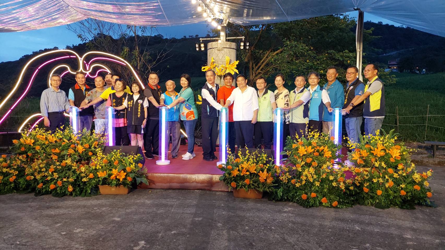 六十石山金針花季開幕 花蓮富里農會打造震後「忘憂秘境」