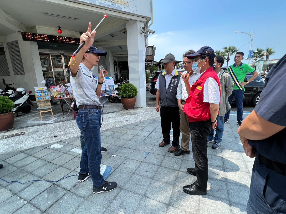 蘇拉颱風與年度大潮沿海警戒 林欽榮實勘旗津地區督促防颱措施 蘇拉颱風與年度大潮沿海警戒 林欽榮實勘旗津地區督促防颱措施