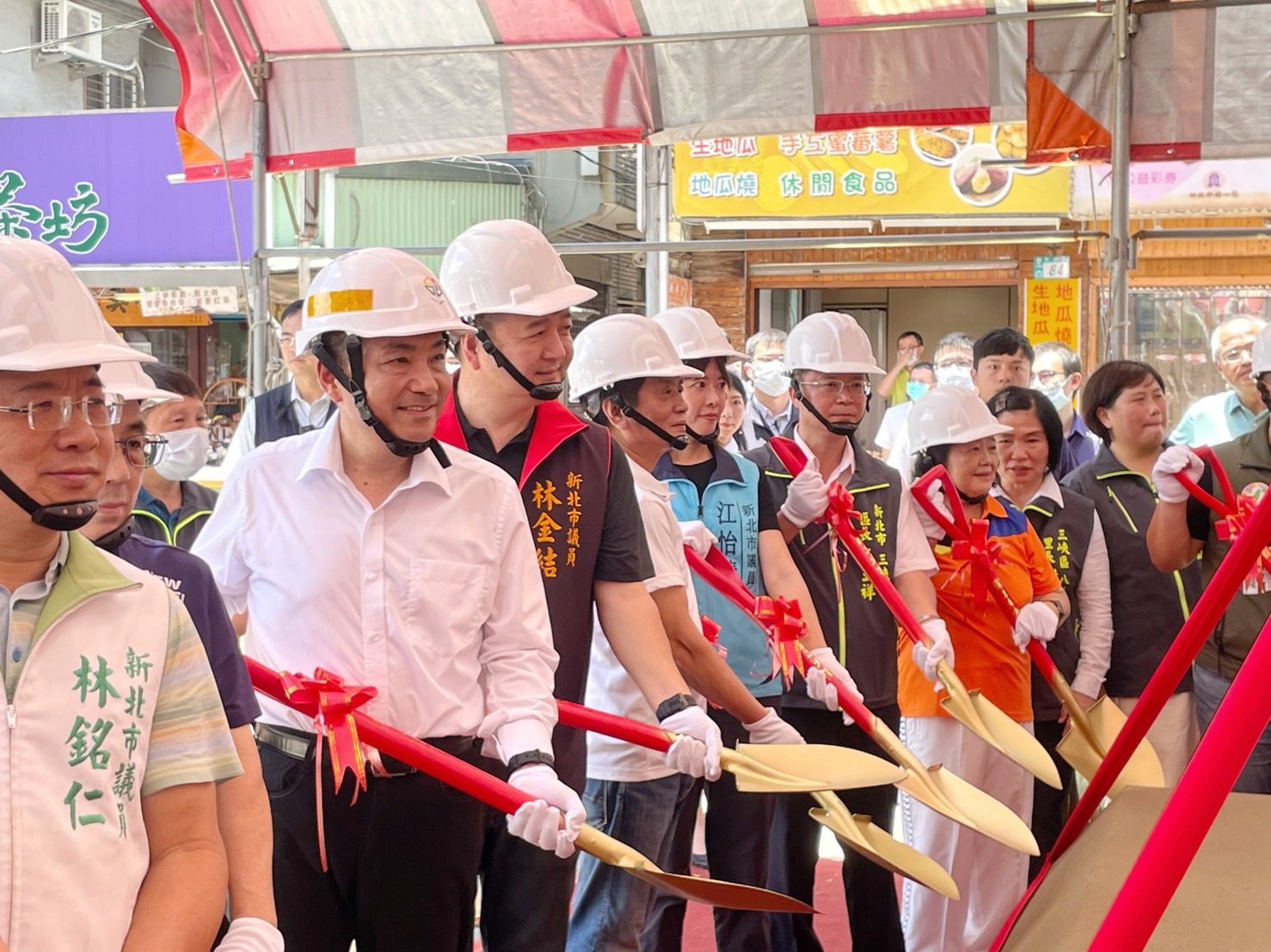 鳶舞三角湧！　侯友宜主持長福橋改建動土典禮