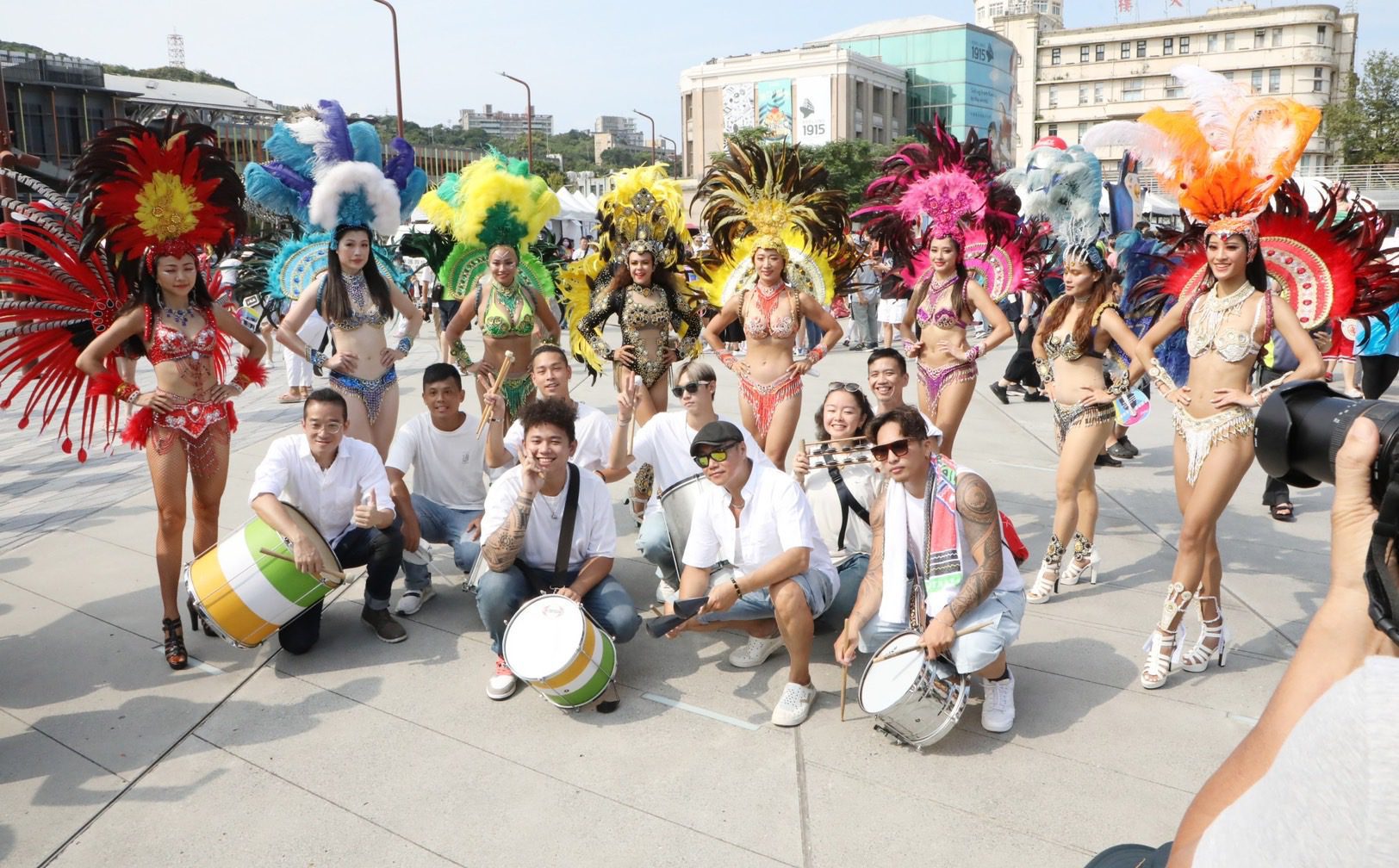 海洋老鷹嘉年華踩街遊行　56隊自信展現　熱情氛圍席捲基隆