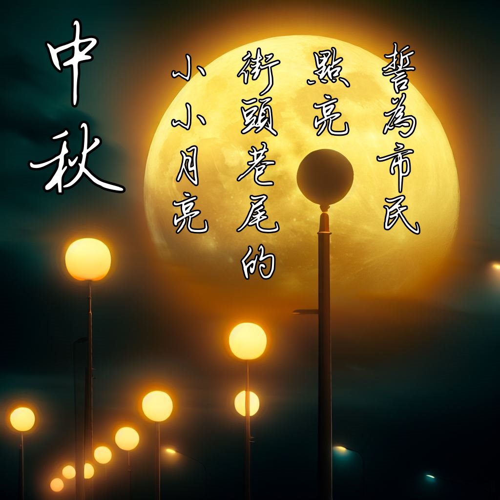 中秋望月　北市街頭巷尾小小月亮齊放光