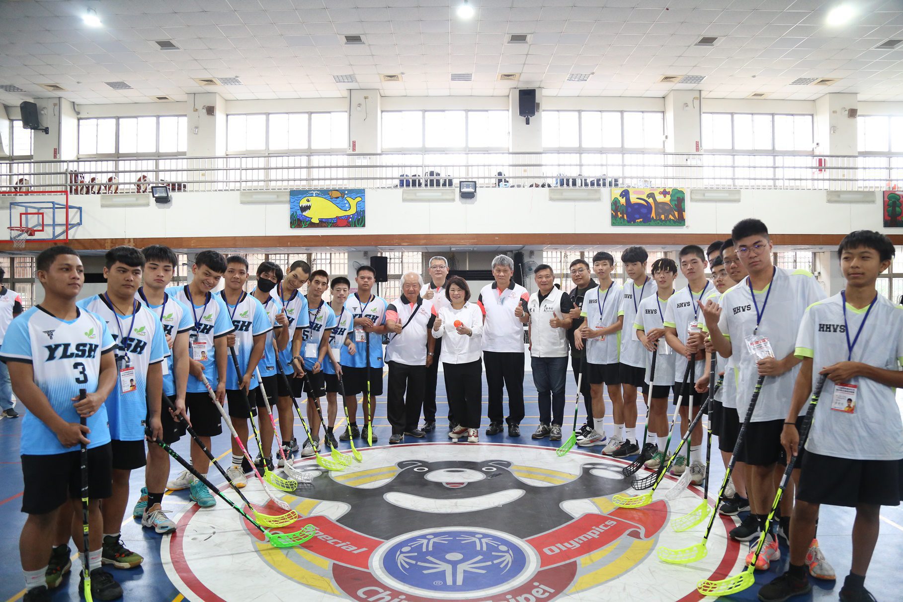 特奧軟式曲棍球選拔賽嘉義市登場 黃敏惠到場打氣 特奧軟式曲棍球選拔賽嘉義市登場 黃敏惠到場打氣