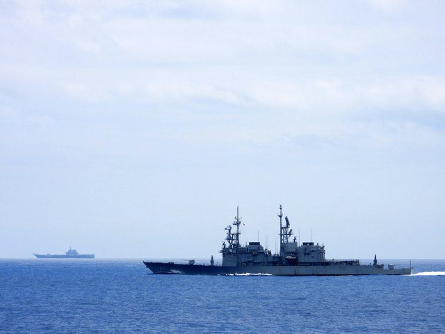 28架陸軍機跨中線　參與山東艦聯訓