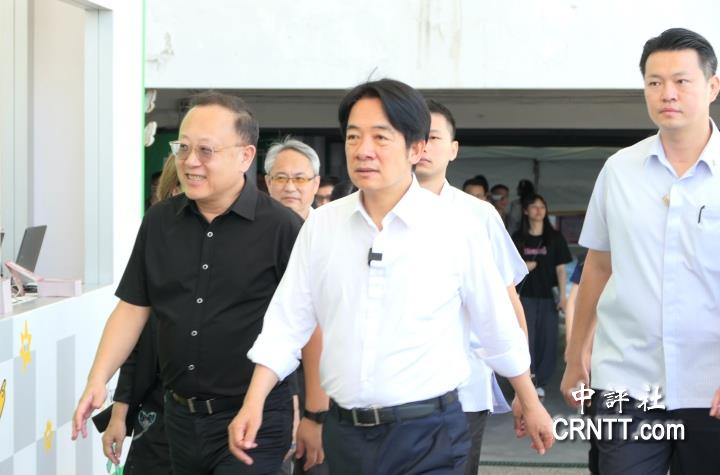 賴蕭配?賴清德表情嚴肅不回應 賴蕭配?賴清德表情嚴肅不回應