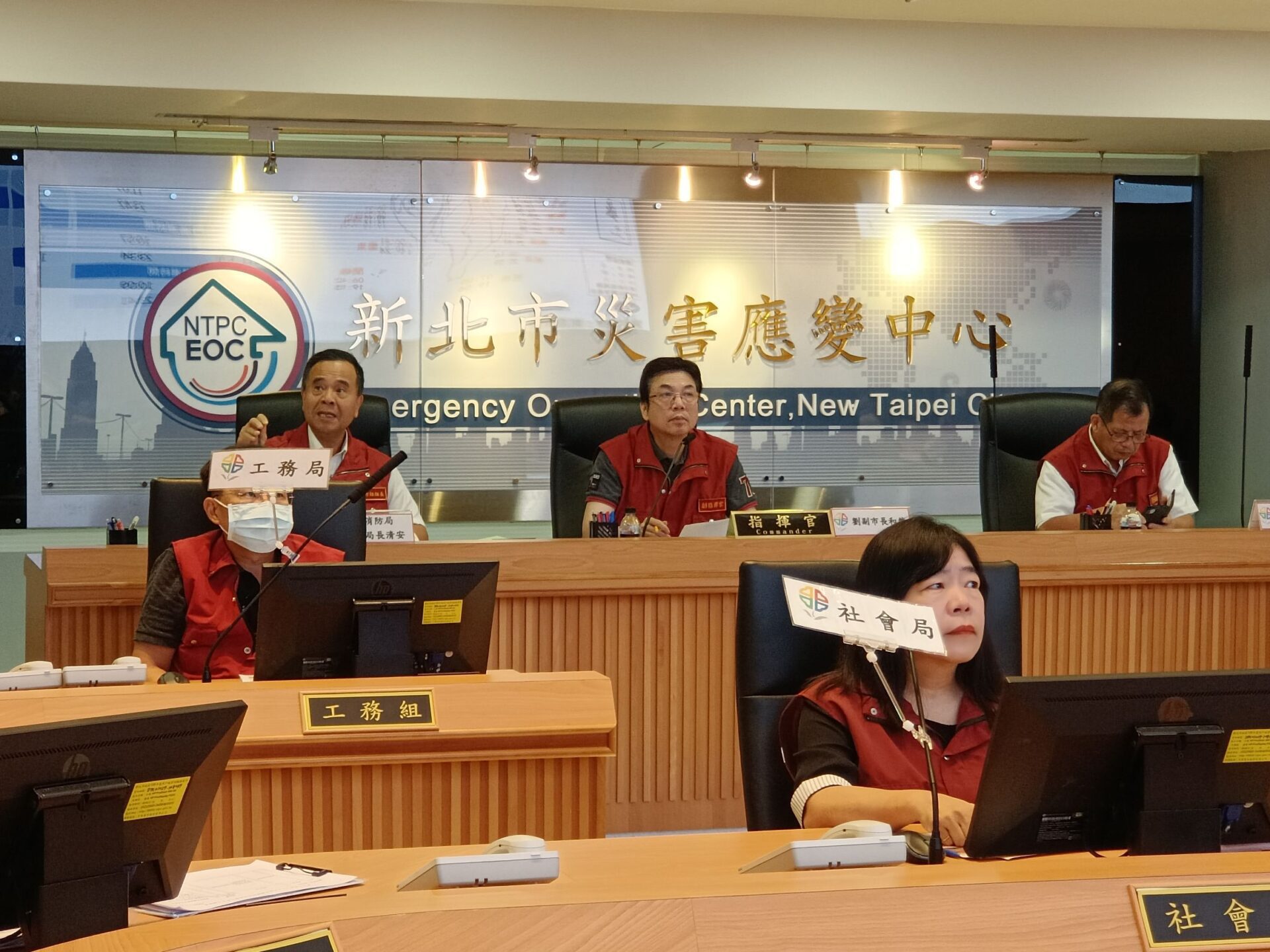 防範「海葵 」豪雨強風　新北市府團隊嚴陣以待