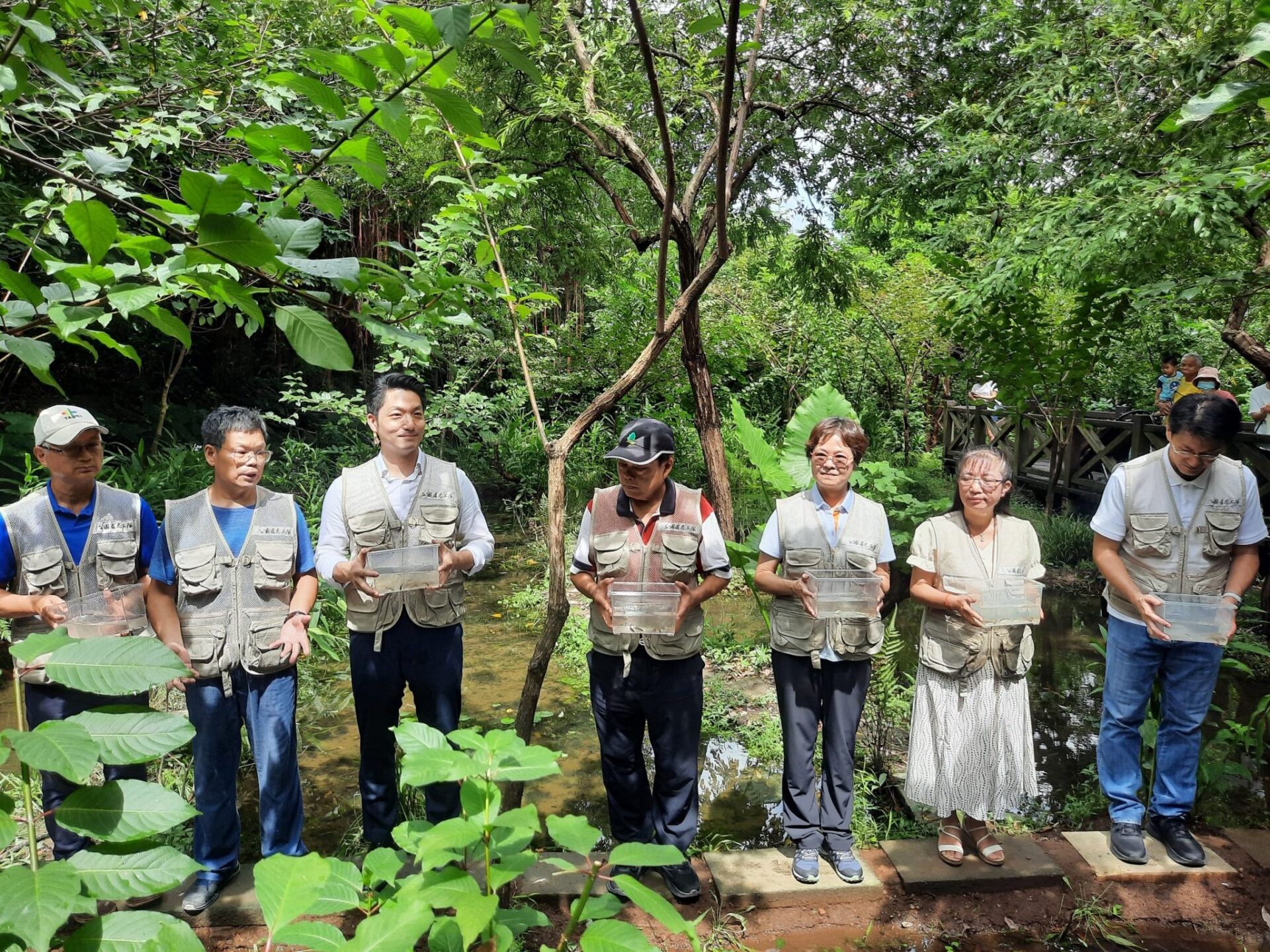 瀕危史尼氏小鲃現蹤榮星花園 蔣萬安:感謝生態保育志工用心付出 瀕危史尼氏小鲃現蹤榮星花園 蔣萬安:感謝生態保育志工用心付出