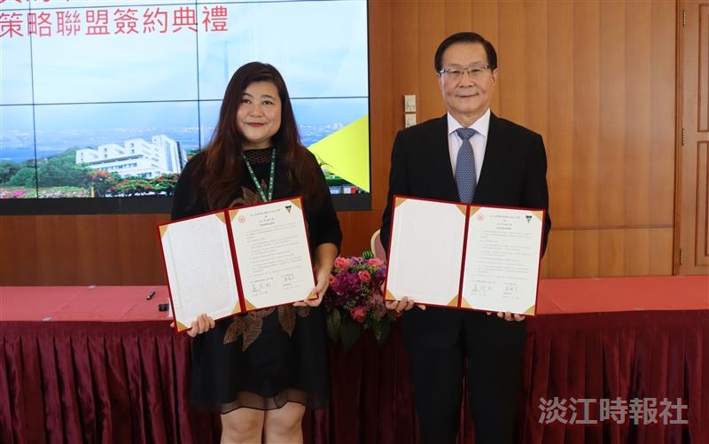 辦學理念相近 淡江大學與馬六甲培風中學簽訂策略聯盟 辦學理念相近 淡江大學與馬六甲培風中學簽訂策略聯盟