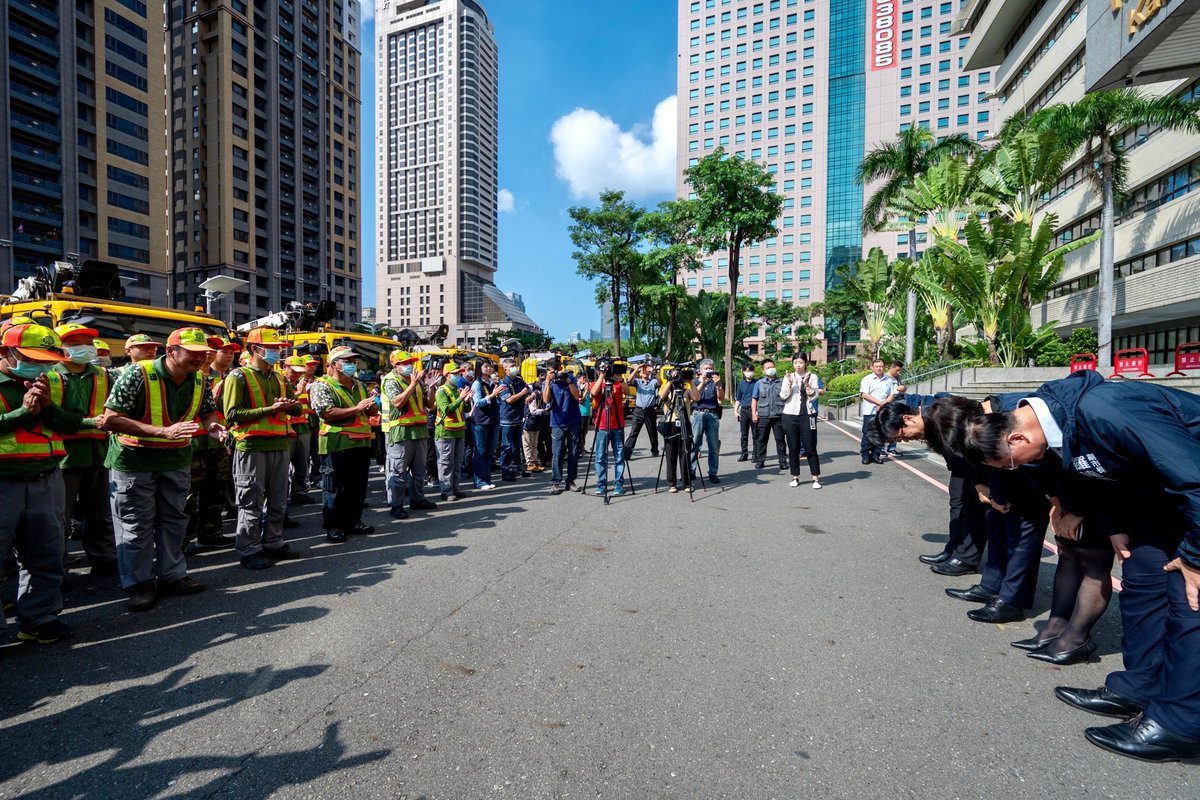 歡迎支援台東風災重建團隊回歸　陳其邁給予榮譽假表慰勞