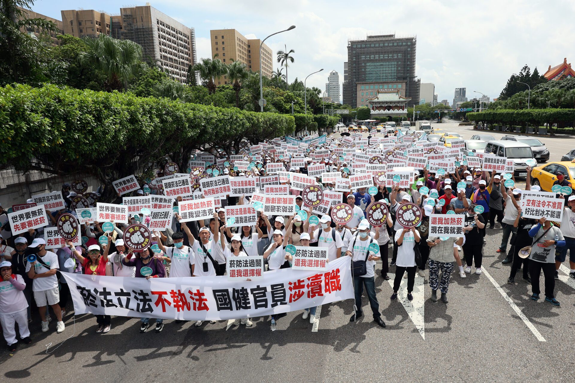 千人上凱道扇走二手煙 要求國健署勿再擺爛瀆職 千人上凱道扇走二手煙 要求國健署勿再擺爛瀆職