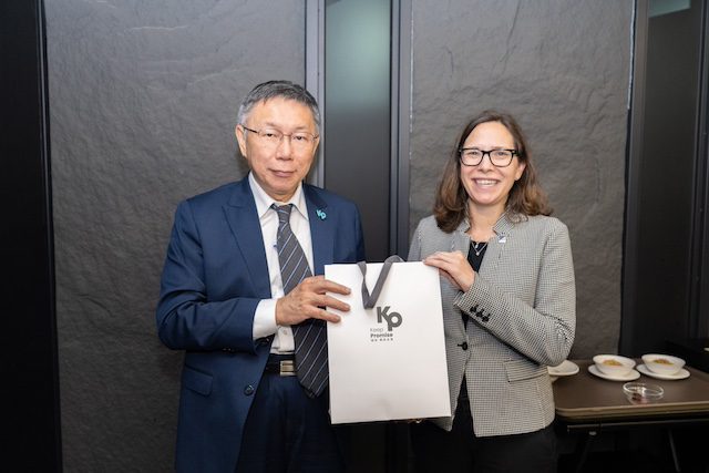 柯文哲晤AIT主席 主張台灣建構堅強嚇阻力 柯文哲晤AIT主席 主張台灣建構堅強嚇阻力