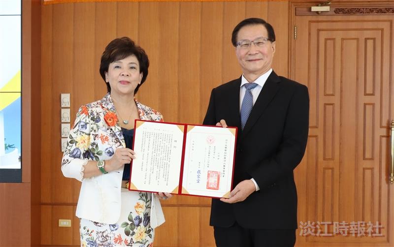 淡江大學董事長張家宜及校長葛煥昭獲私校傑出教育事業家及傑出校長殊榮