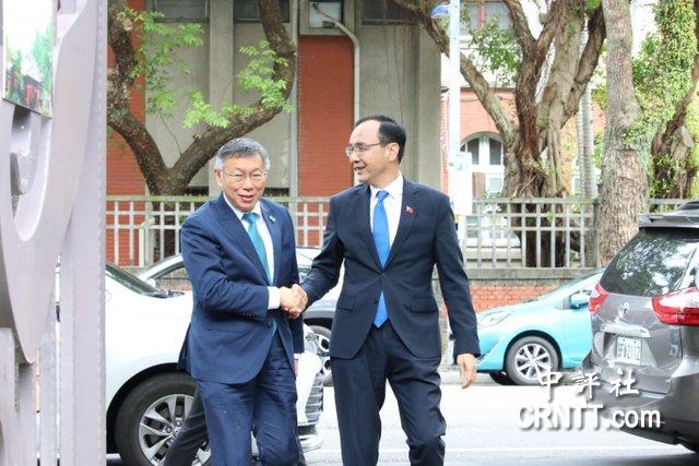 選區藍白對撞？柯文哲：昨天與朱立倫研究過