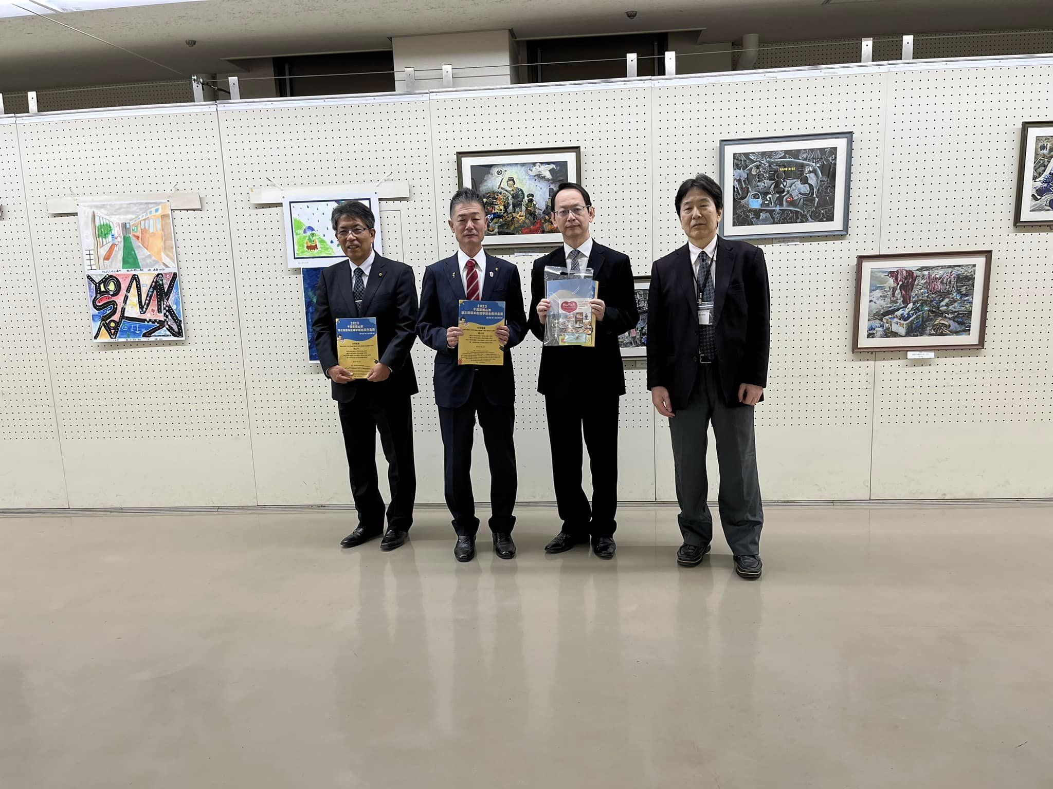 嘉市國中小生畫作驚豔日本　首度與千葉縣館山市合辦美術展