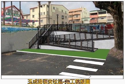 串連斷點提升行的安全 中市西屯協和公園、福安社區人行空間改善開工