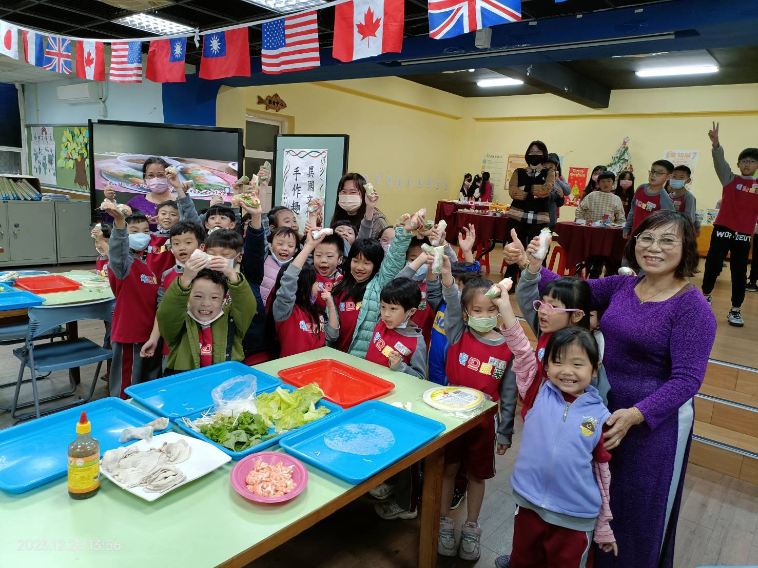 桃園復旦國小文學美食饗宴 讓學童認識異國文化成為小小地球村民