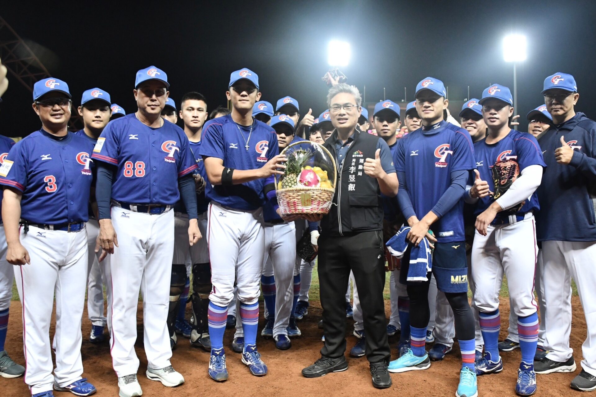 亞錦賽台中洲際登場 運動局長地主之誼勉勵中華隊 亞錦賽台中洲際登場 運動局長地主之誼勉勵中華隊