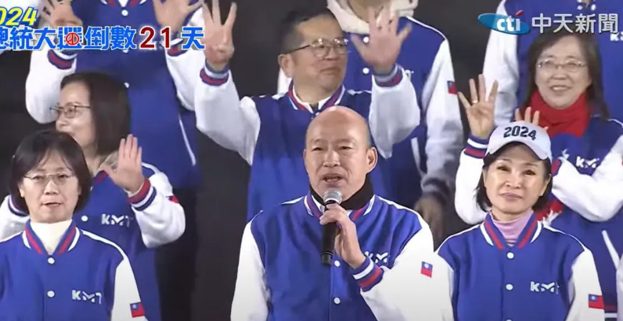 韓國瑜上凱道力挺侯康！喊若藍營執政「大官辛苦！人民快樂」