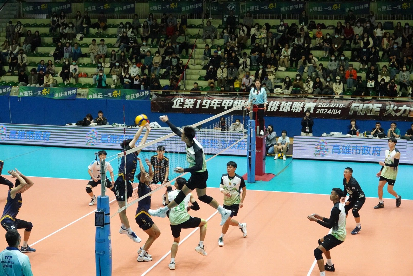 台中企業19年男女排球聯賽火熱開打　市府力挺打造排球運動熱潮