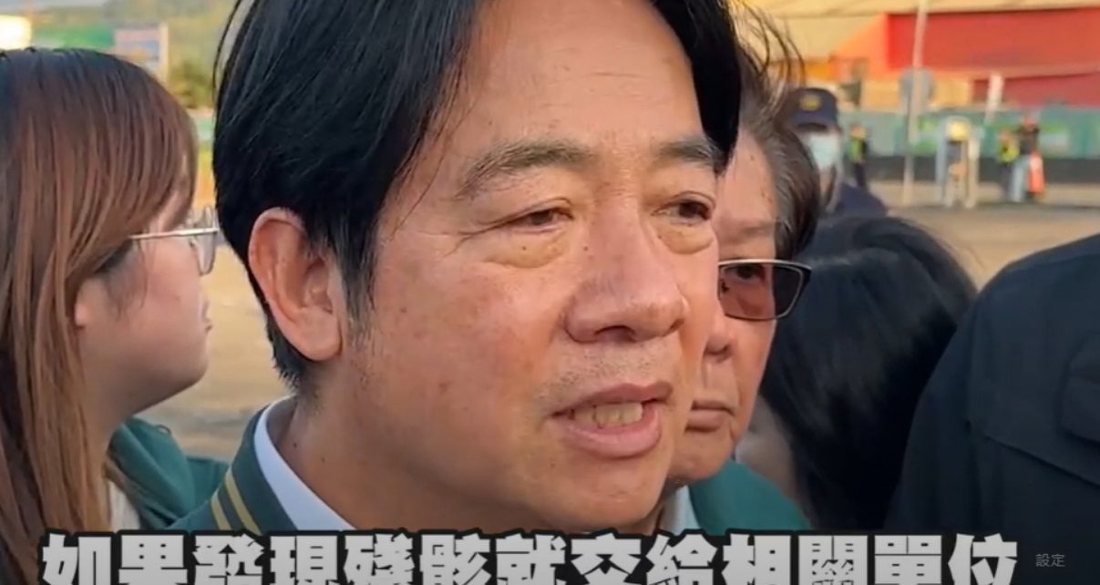 賴清德認選前4天發警報通知衛星升空很OK　他喊：撿到殘骸就交給相關單位