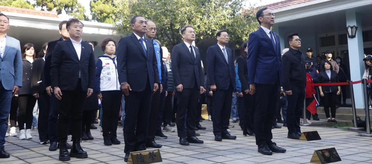 國民黨元旦大溪謁陵 朱立倫：蔣經國絕不接受「這樣的人」領導中華民國