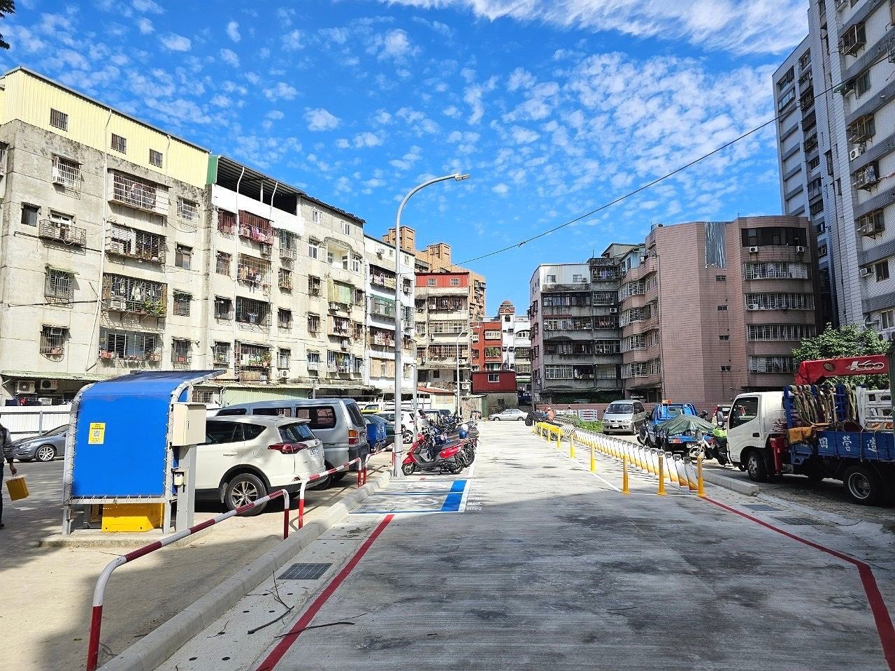 公有土地活化利用 蘆洲民族路增設機車停車格「龍」免錢 公有土地活化利用 蘆洲民族路增設機車停車格「龍」免錢
