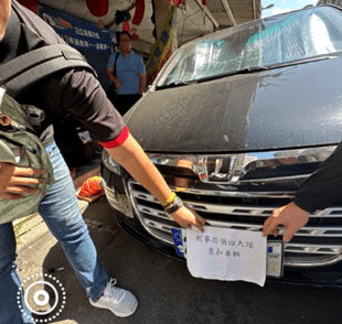 警方查扣納智捷自小客車。(圖／刑事警察局提供)