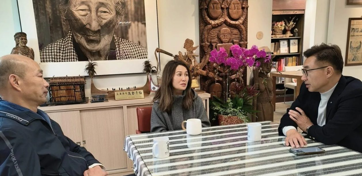 爭取支持!高金素梅和「韓江配」立院喝咖啡:未來願景可期 爭取支持!高金素梅和「韓江配」立院喝咖啡:未來願景可期
