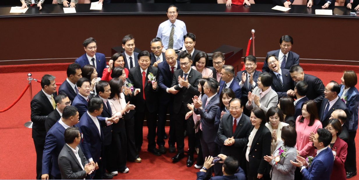 韓江配贏了！國民黨空前團結　韓國瑜、江啟臣同獲54票當選立法院正副院長