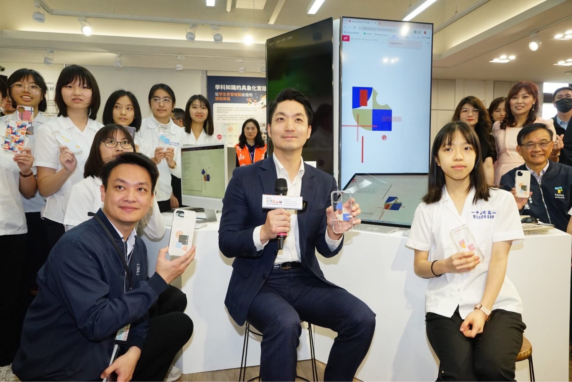 北市首創全學層STEAM教育辦公室揭牌　蔣萬安：從小培養頂尖級的台灣人才