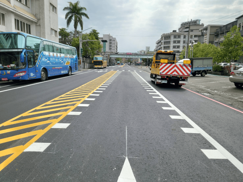 嘉義市引進日本「楔型標線」 促進交通安全與行人保護