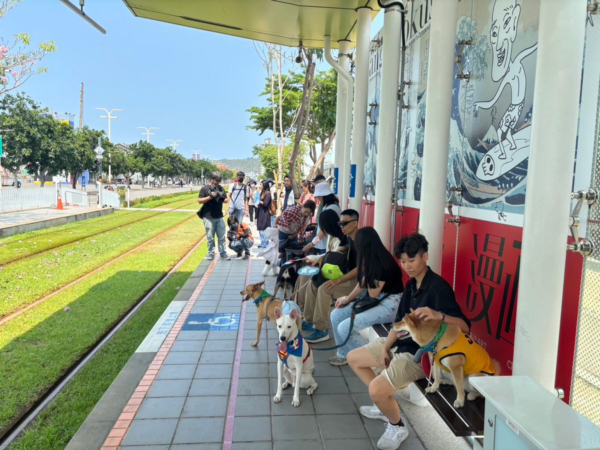 高市首創「狗狗藝文輕旅行」　帶毛孩搭輕軌看展覽!