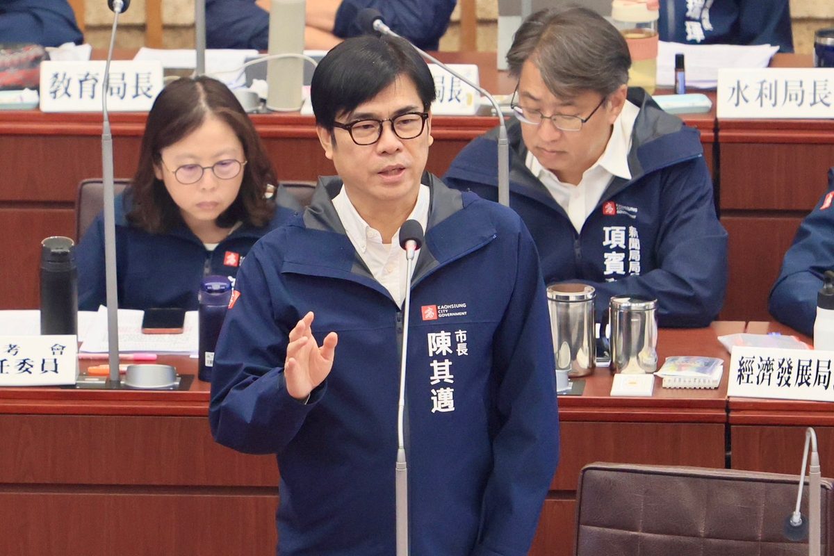 議員關心高雄捷運紫線進度 陳其邁：6月完成可行性評估報告盼加速推動