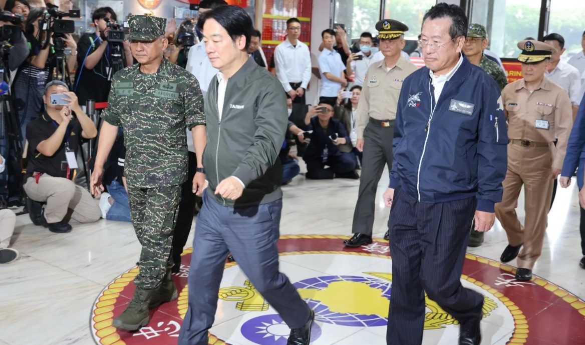 視察海軍陸戰隊第66旅 賴清德:我的責任就是保家衛國 視察海軍陸戰隊第66旅 賴清德:我的責任就是保家衛國