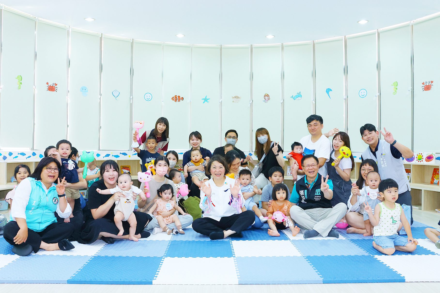 黃敏惠市長為精忠公共托嬰中心揭幕　打造嘉育兒友善的幸福城市