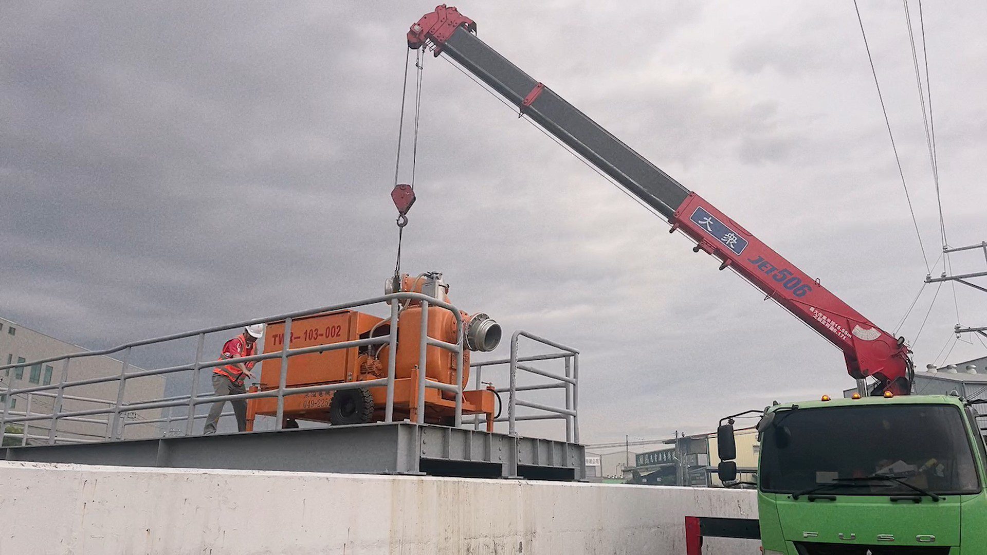 加強戒備！「凱米」颱風來襲 　中市水利局25台大型抽水機全面出動