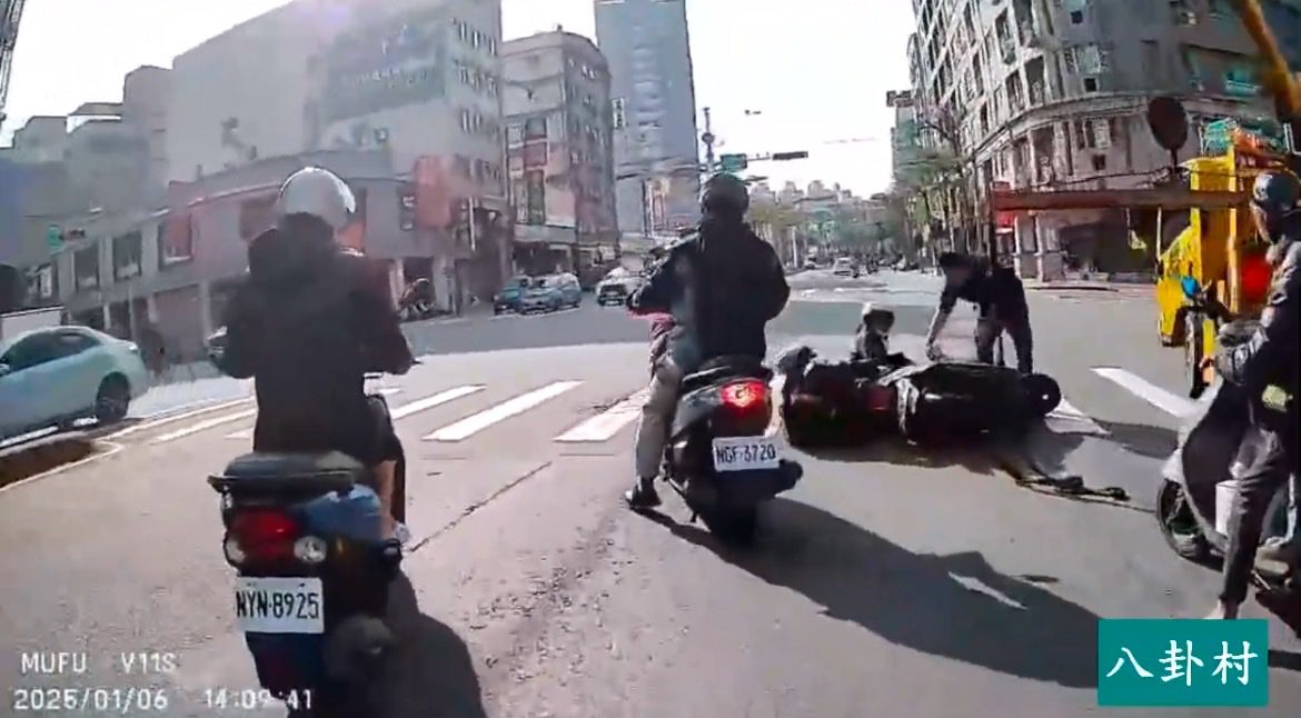 吊臂操作不慎釀禍!路過騎士遭砸傷幸無大礙 吊臂操作不慎釀禍!路過騎士遭砸傷幸無大礙