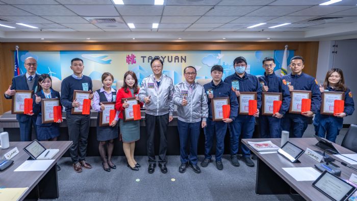 為民眾守住逾1.1億財產 桃園表揚阻詐有功員警、行員 為民眾守住逾1.1億財產 桃園表揚阻詐有功員警、行員