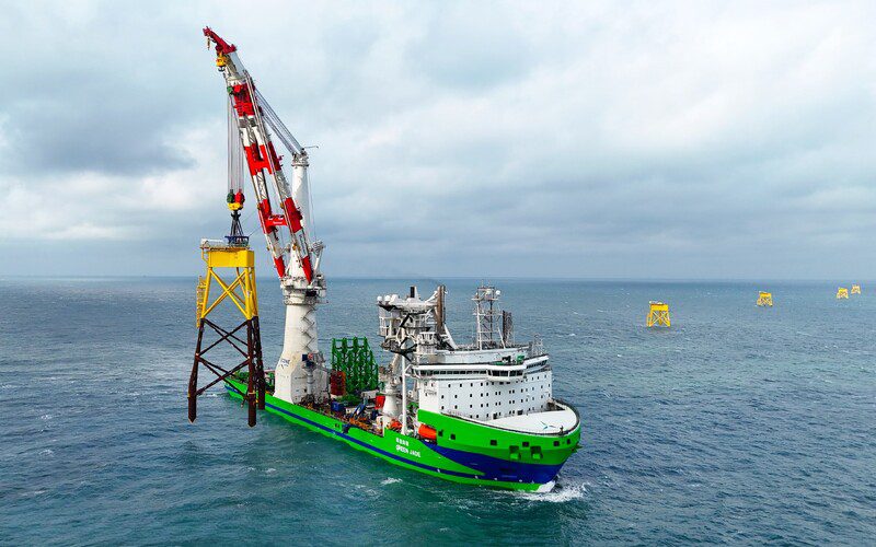 台船環海再簽訂渢妙風場水下基礎基樁及海上變電站運輸安裝合約