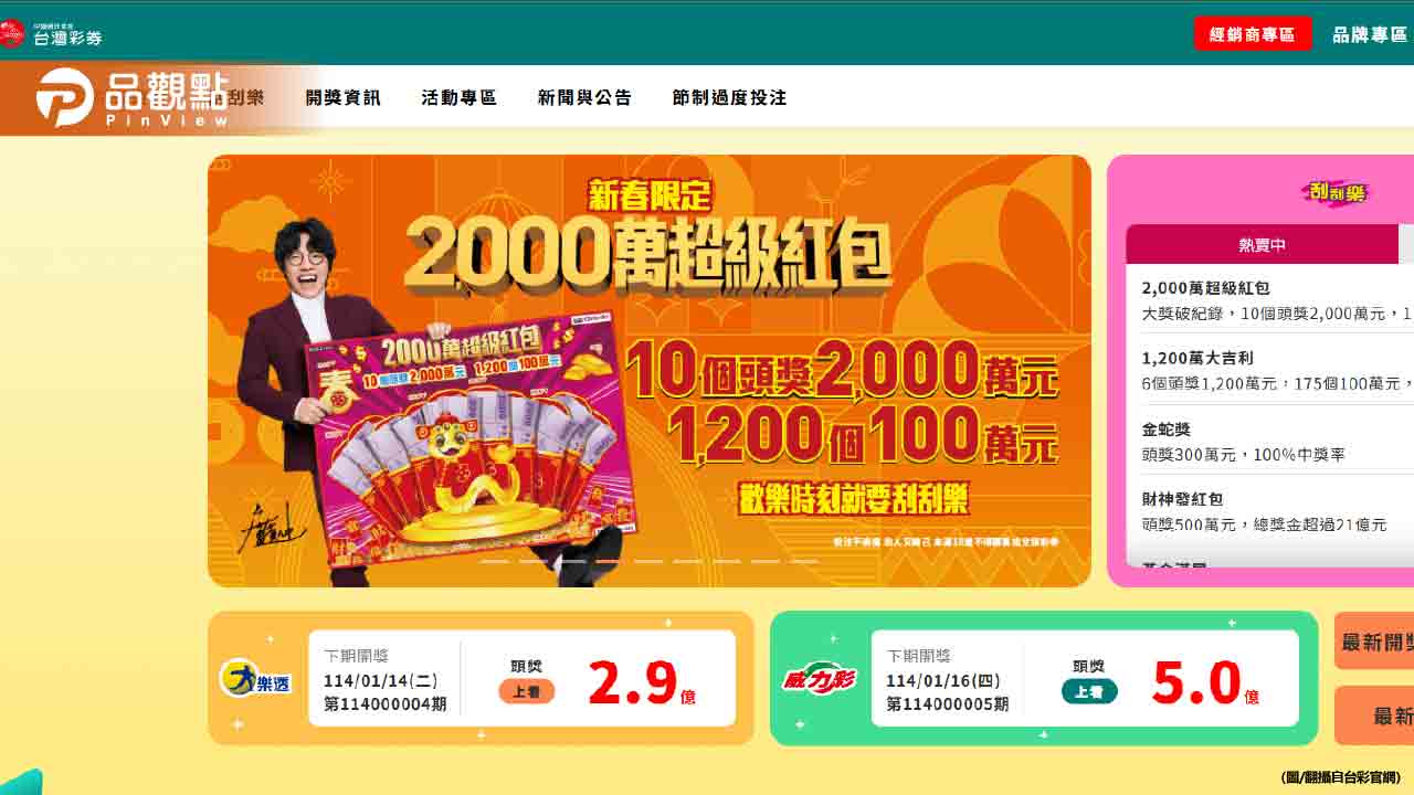 威力彩又摃龜!下期頭獎上看5億 想翻身「把握週四」 威力彩又摃龜!下期頭獎上看5億 想翻身「把握週四」