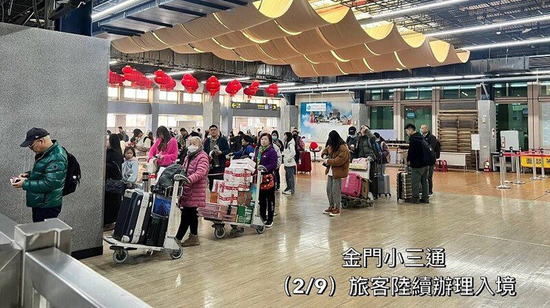 春節返鄉搭船 小三通航班增加