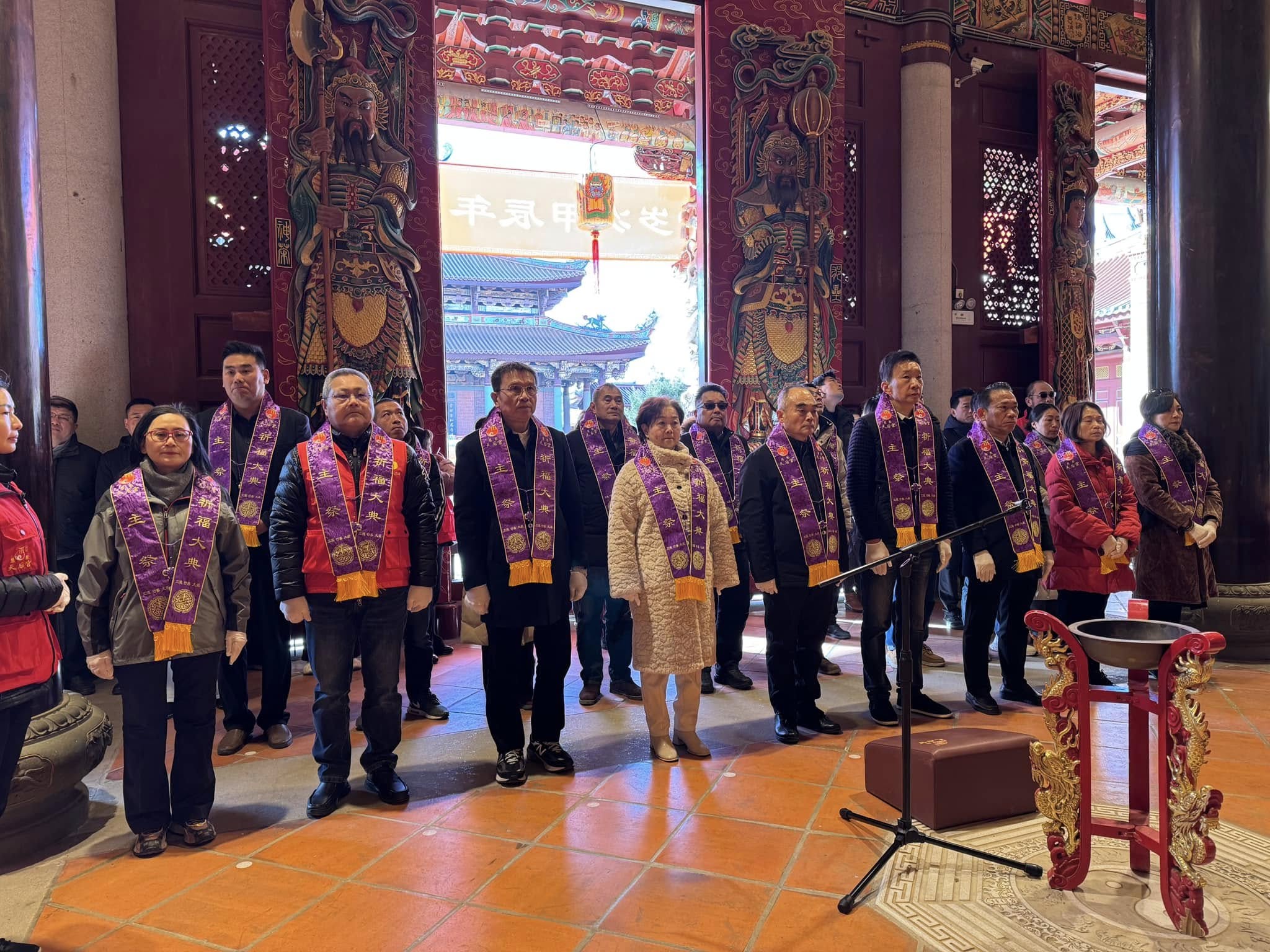 昆山慧聚天后宮甲辰年圓斗燈謝太歲活動圓滿 孫德聰:祈求善信大德平安順遂 昆山慧聚天后宮甲辰年圓斗燈謝太歲活動圓滿 孫德聰:祈求善信大德平安順遂