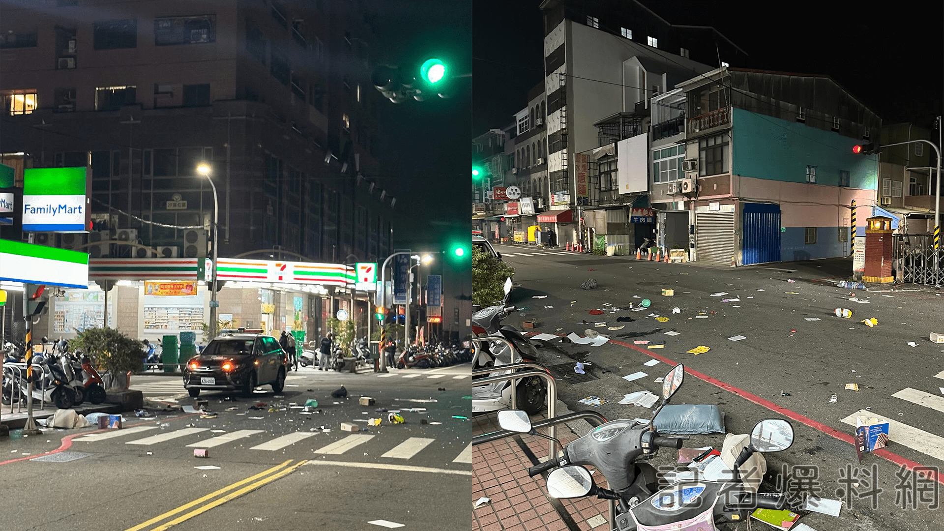 影／驚險！台南外籍醉漢深夜「高樓丟物」砸警車　警急逮人送辦