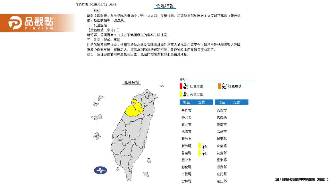 寒流襲台!除夕夜恐跌破10度 小年夜起北台灣濕冷持續到初二 寒流襲台!除夕夜恐跌破10度 小年夜起北台灣濕冷持續到初二