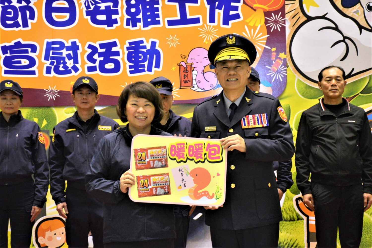 感謝重要節日安全維護執勤人員　嘉義市長率隊慰勉