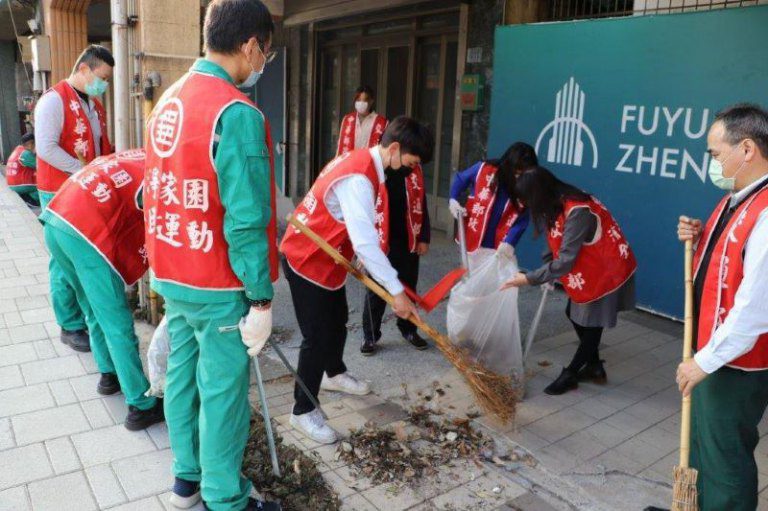 除舊迎新 清淨家園   吳進益局長：新竹郵局是社區的好厝邊