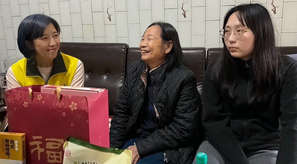 有愛基隆伴迎新春 寒冬送暖關懷獨居長者