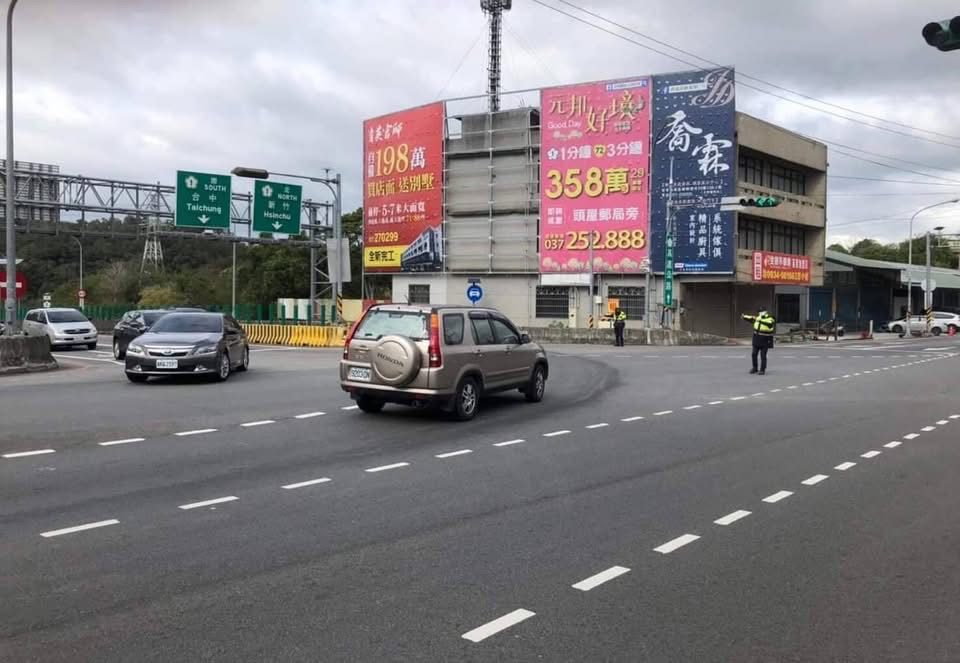 苗栗分局公布交通疏導措施及台72線快速道路重要工程改善作為